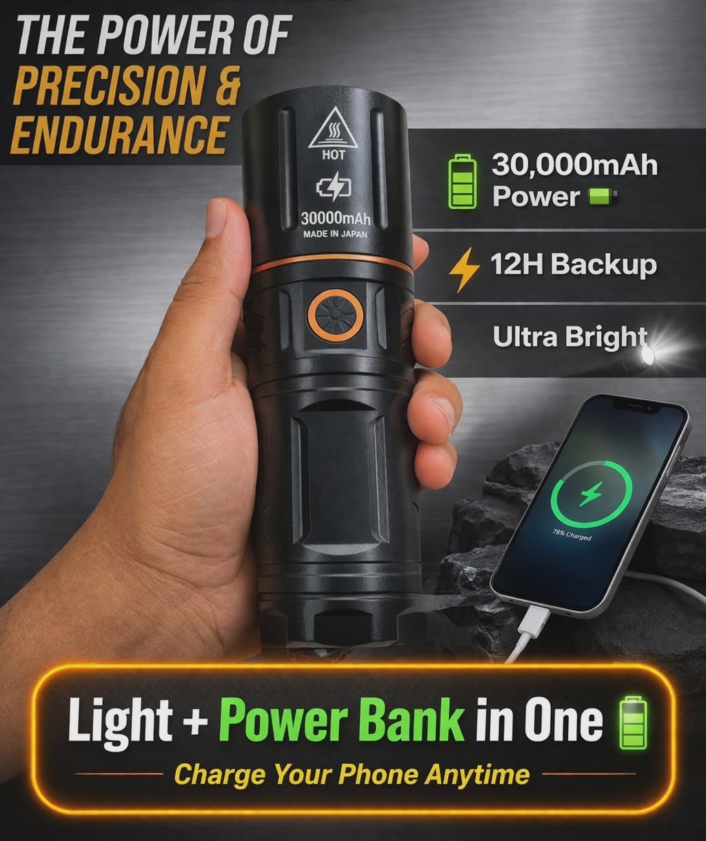 𝟑𝟎,𝟎𝟎𝟎 𝗺𝗔𝗵 𝐓𝐎𝐑𝐂𝐇 𝐋𝐈𝐆𝐇𝐓 𝐖𝐈𝐓𝐇 𝐏𝐎𝐖𝐄𝐑 𝐁𝐀𝐍𝐊  𝐌𝐚𝐝𝐞 𝐢𝐧 𝐉𝐚𝐩𝐚𝐧